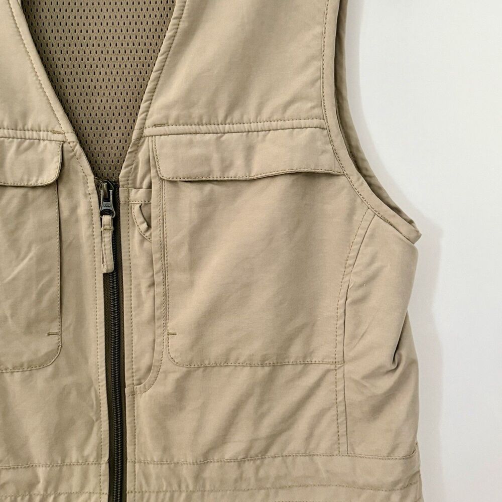 EXOFFICIO Womens Size Small Beige Tan Travel Vest w/Multi Pockets for Utility - Picture 6 of 16